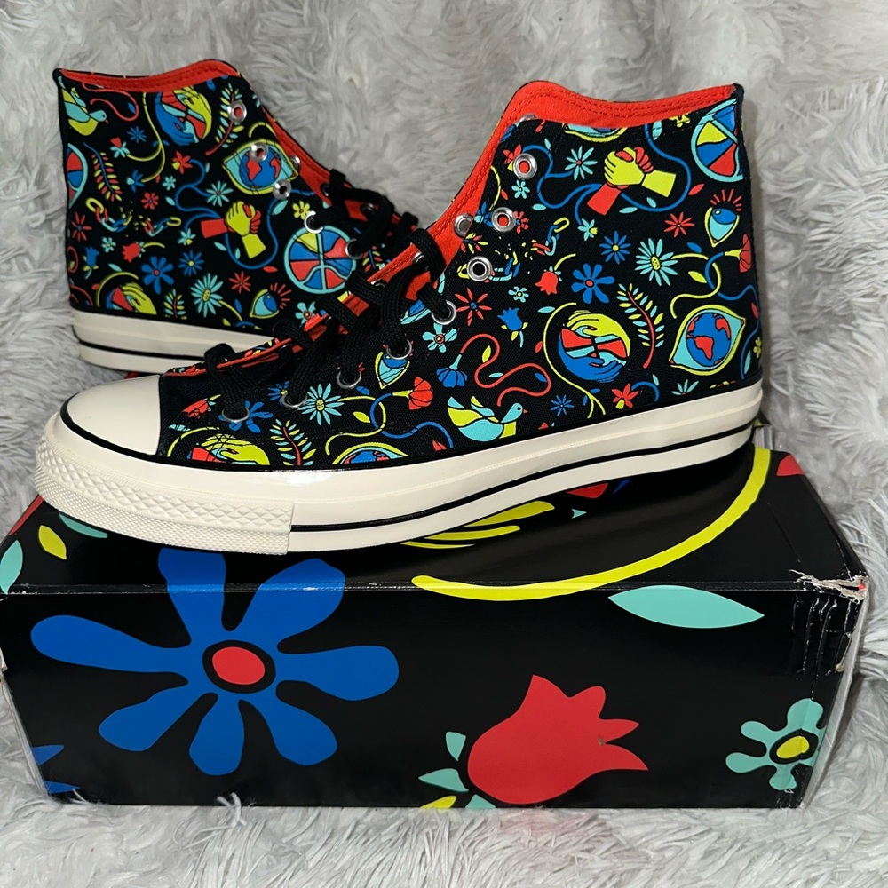 Converse Chuck 70 Hi All Star Peace Unity Unisex Shoes 172259C